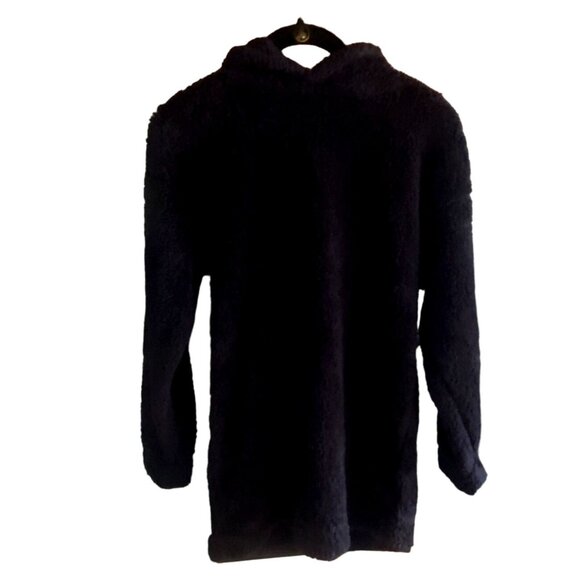 Art Class Girls Tunic Style Sherpa Leggings Sweatshirt-Black-Size 10/12-GUC - Picture 1 of 4
